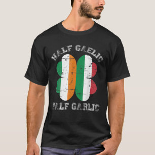 Camiseta Meia gaélica de meio alho italiano - Santo Patríci