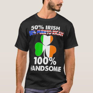 Camiseta Meia-Irlandesa Meia-Porto-Riquenha - São Patricões