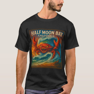 CAMISETA MEIA LUA BAÍA, CALIFÓRNIA.