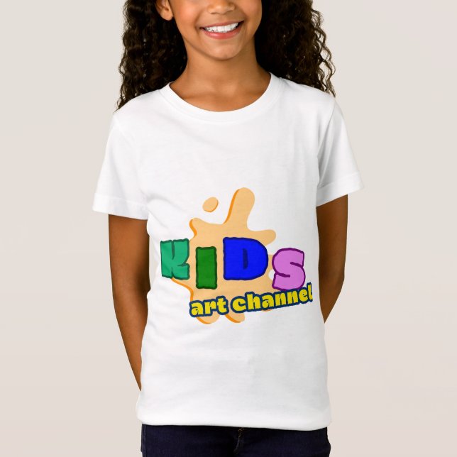 Camiseta meia manga com desenho infantil (Frente)