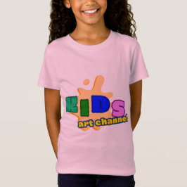 Camiseta meia manga com desenho infantil