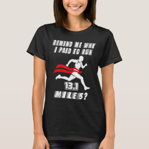 Camiseta Meia maratona 13.1 a executar esportes maratônicos