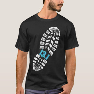 Camiseta Meia-maratona - Impressão de Casal de 13 Km