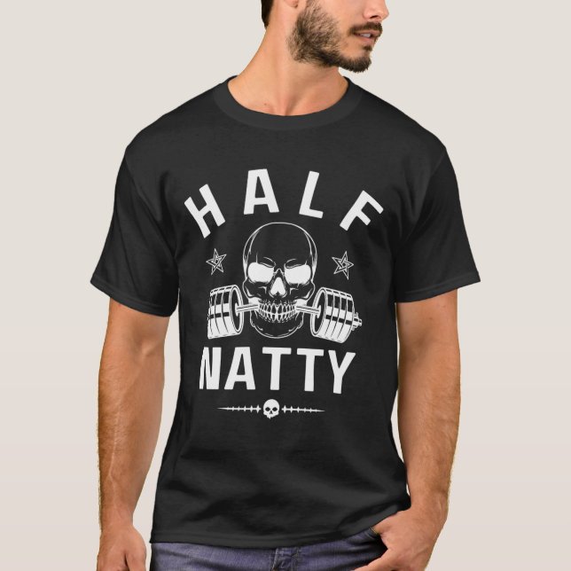 Camiseta Meia Natty Athletic Malhação Gym Bodybuilding Meme (Frente)
