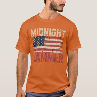 Camiseta Meia-Noite, Hammer B-2, Stealth Jet, Bandeira Usa