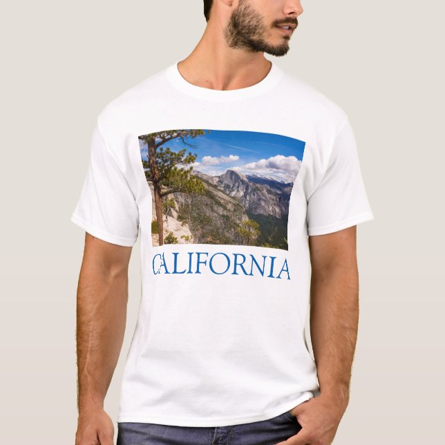 Camiseta Meia paisagem de Dome, Califórnia (Frente)