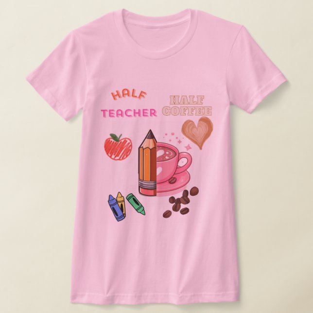 Camiseta Meia Professora Meia-Teatro De Café (Postura )
