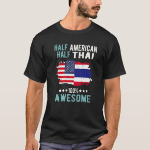 Camiseta Meia-Tailandês Americano