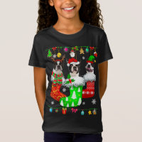 Meias de Natal Pajama Boston Terrier Dog Puppy Lo