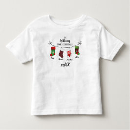 Camiseta Meias de Toddler personalizadas da família