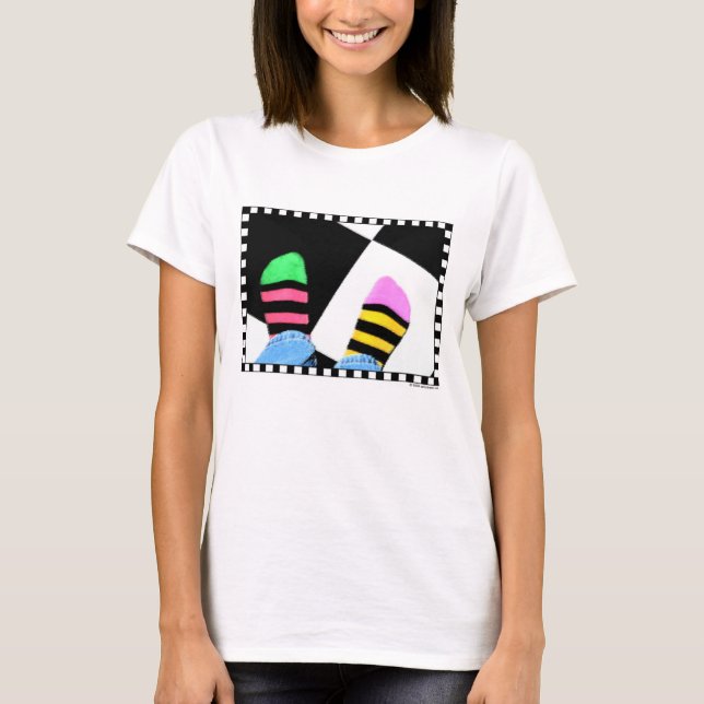 Camiseta Meias (para mulheres) (Frente)