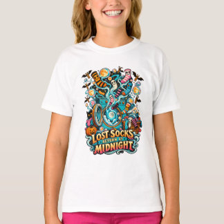 Camiseta Meias Perdidas Voltam à Meia-Noite Fantasma