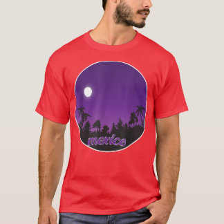 Camiseta Meico à noite com Palms