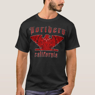 Camiseta Meico Mens Huelga Bird Flag Norther California eve