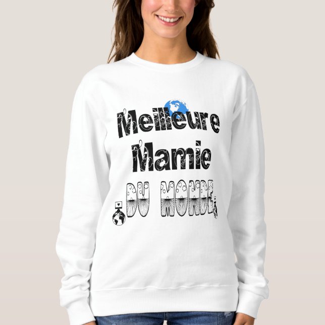 Camiseta Meilleure Mamie du Monde (Frente)