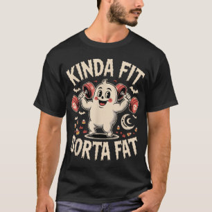 Camiseta Meio Ajustado Sorta Gordo Gym Ghost