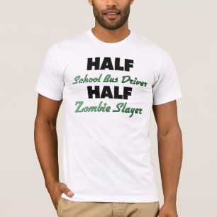 Camiseta Meio assassino do zombi do motorista de auto