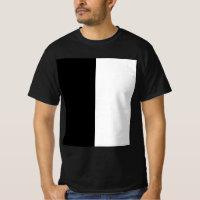 meio branco meio preto, meio preto meio branco