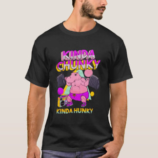 Camiseta Meio Chunky Tipo Hunky Bodybuilding Gym