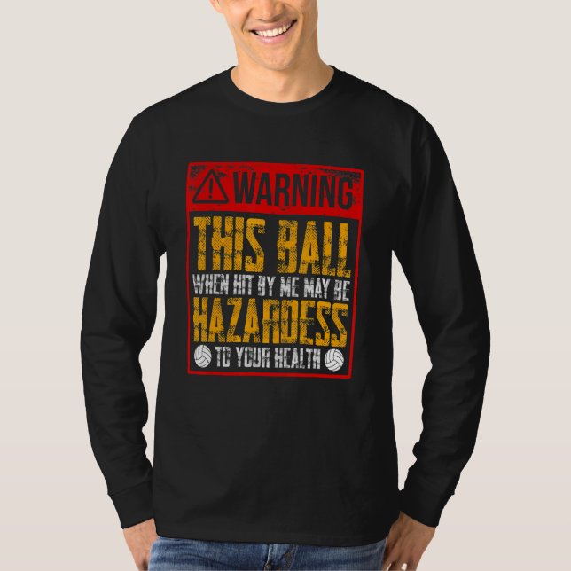 Camiseta Meio de Voleibol de Praia de Voleibol Interior (Frente)