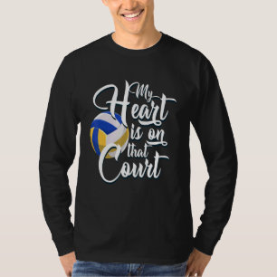 Camiseta Meio de Voleibol de Praia de Voleibol Interior