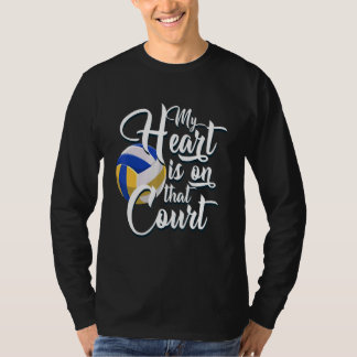 Camiseta Meio de Voleibol de Praia de Voleibol Interior