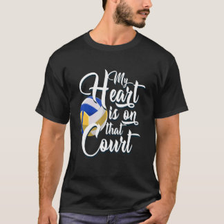 Camiseta Meio de Voleibol de Praia de Voleibol Interior