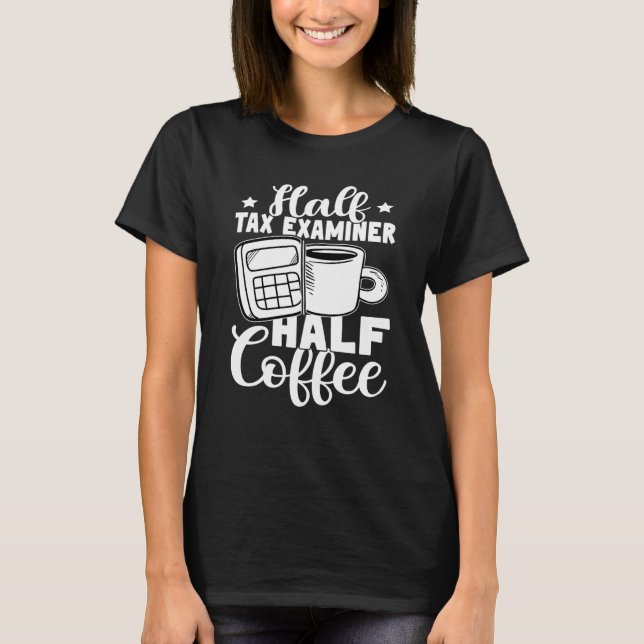 Camiseta Meio Excritor de Imposto Meio Café (Frente)