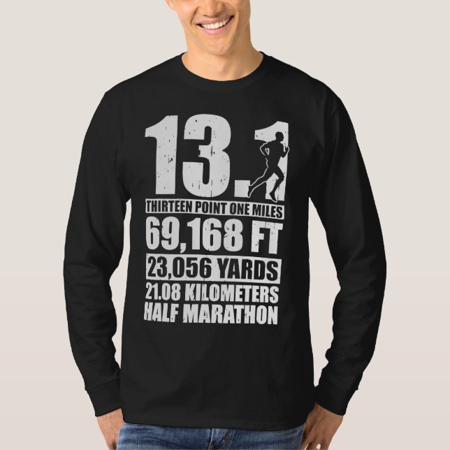 Camiseta Meio Maratona 13,1 Milhas em Execução (Frente)
