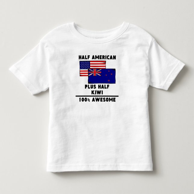 Camiseta Meio quivi 100% impressionante (Frente)