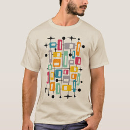 Camiseta Meio século Atômica moderno