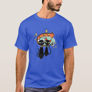 Camiseta Meio século da Era Atômica Moderna Gatos de Gati
