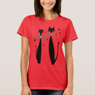 Camiseta Meio século da Era Atômica Moderno MCM Legal Cat