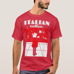 Camiseta Meio século de café Espresso Lover Italiano Modern