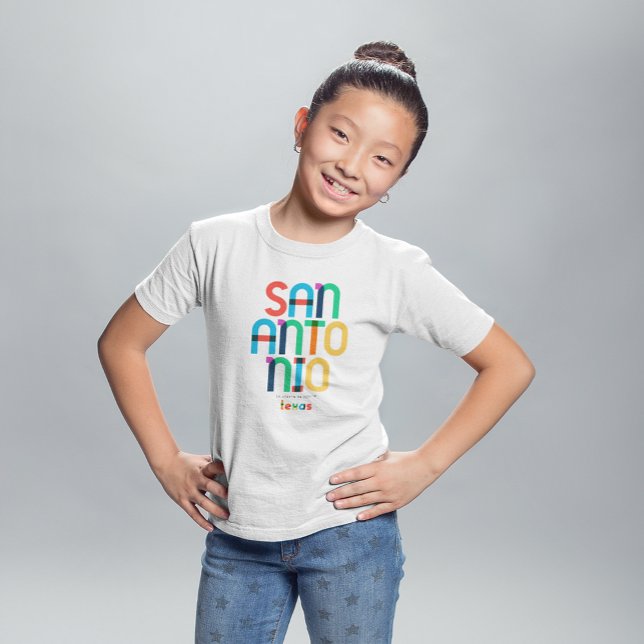 Camiseta Meio século de San Antonio Texas, Pop Art, (Criador carregado)