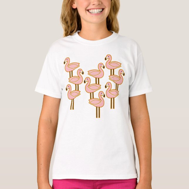 Camiseta Meio século flamingo (Frente)