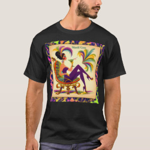 Camiseta Meio século Mardi Gras Mulher De Um Martini