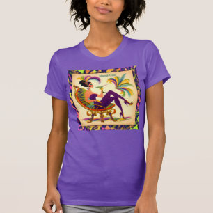 Camiseta Meio século Mardi Gras Mulher De Um Martini