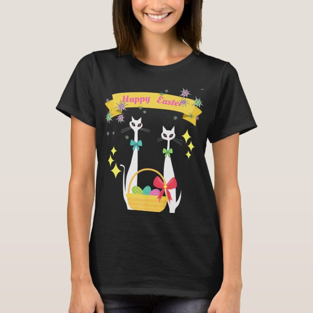 Camiseta Meio século Moderno da era atômica — castor feliz  (Frente)