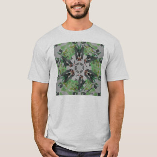 Camiseta Meios mistos abstratos