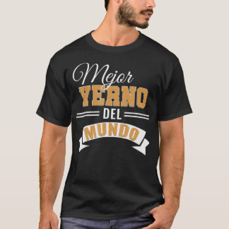 Camiseta Mejor Yerno Del Mundo Melhor Filho Espanhol
