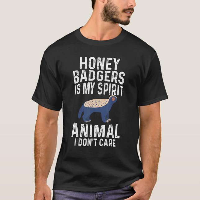 Camiseta Mel Badger é o meu espírito animal que não me impo (Frente)