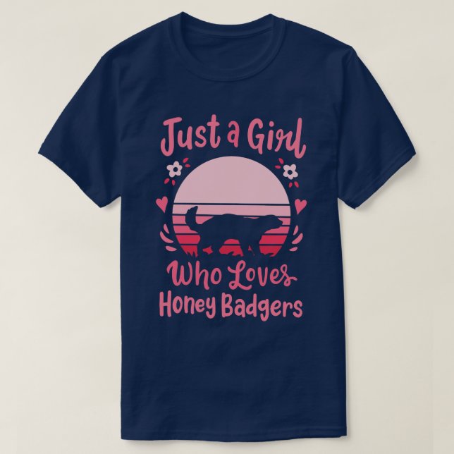 Camiseta Mel Badger Honey Lover 1 (Frente do Design)