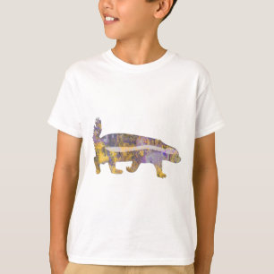 Camiseta Mel Badger - Pedra Púrpura e Amarela