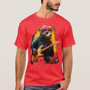 Camiseta Mel Badger Tocando Violão
