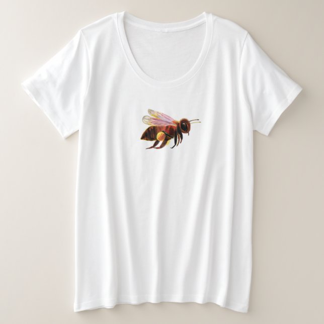 Camiseta Mel Bee Voando (Frente do Design)