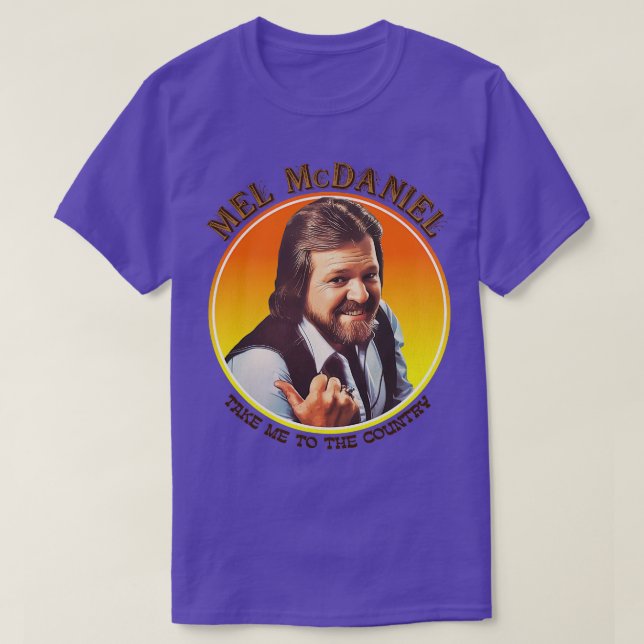 Camiseta Mel McDaniel Me Leva Para O Campo (Frente do Design)