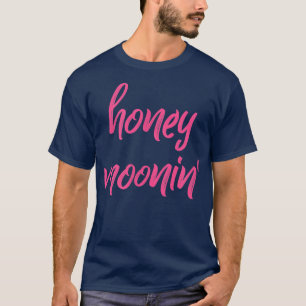 Camiseta Mel MooninPink Brush Lua de mel Casais