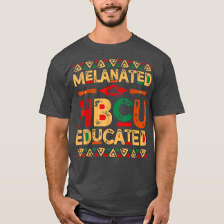 Camiseta Melanata E HBCU Educou A África Orgulhar Seu Preto