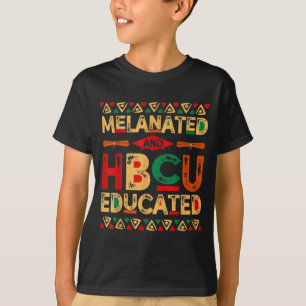 Camiseta Melanata E HBCU Educou A África Orgulhar Seu Preto
